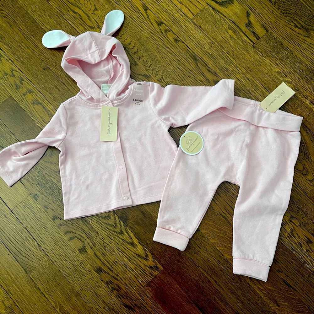 First impression bunny hoodie and pants